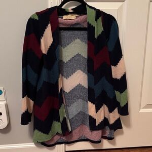 Colorful Chevron Pattern Women Sweater